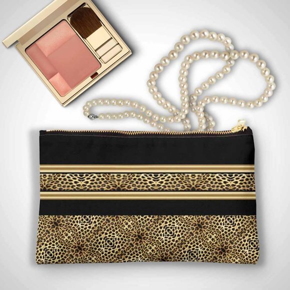 Animal Print 9x6 Cosmetic & Toiletry Organizer Bag - Picture 2 of 6